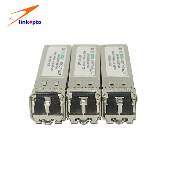 Pluggable quente frente e verso de 25Gb/S MMF SFP28 850nm 100M Sfp Optical Transceiver LC