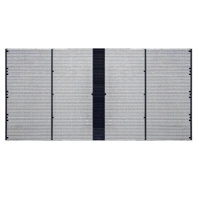 P7.8-7.8 Exibição LED exterior transparente 5000nits 1000×500mm Gabinete para centros comerciais