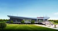 Welding, Braking, And Painting Steel Pipe Metal Truss Buildings And Sports Stadiums