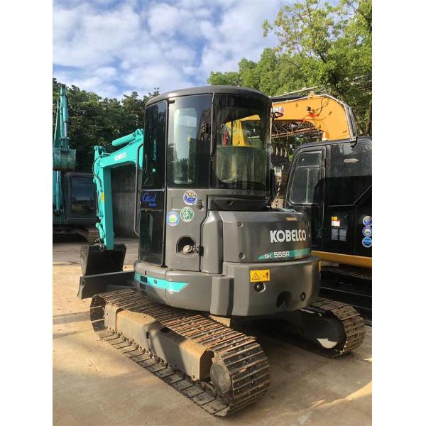 Shanghai Used Kobelco 55 Mini Excavator 5ton with 1260 Working Hours and 31.5KW Power