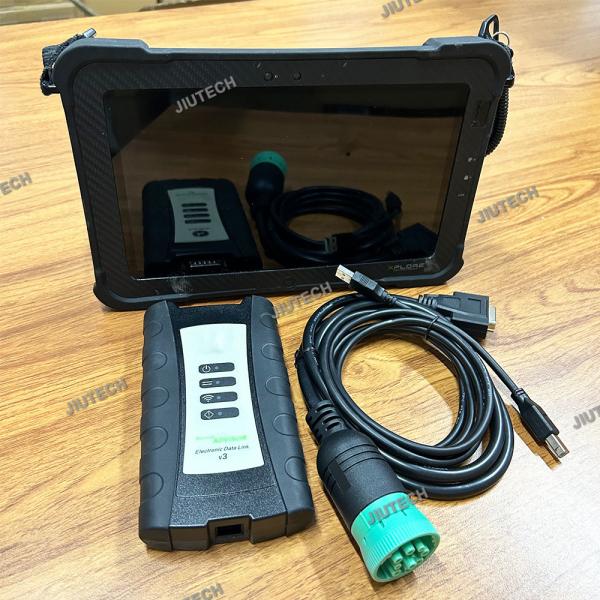 V5.3 Agriculture Construction Electronic Data Link EDL V3 Diagnostic kit Service Advisor EDL V3 scanner tool+CF19 Laptop