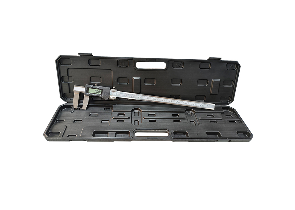 0-150mm/0-6'' Digital External Groove Caliper with Cylindrical Contact Point for