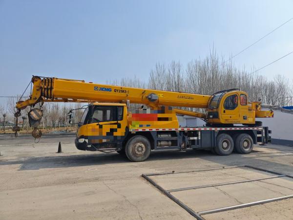 Grue sur camion XCMG d'origine d'occasion de 25 tonnes QY25K5-I de 2020 à vendre