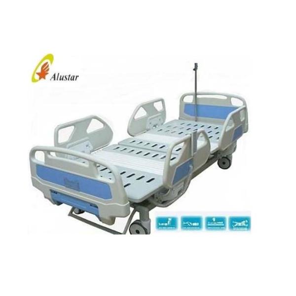 ABS Guardrail 3 Function Adjustable Hospital Electric ICU Bed With Soft Connection (ALS-E321)