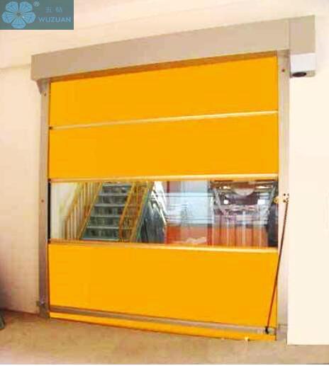 Portas do obturador do rolo do PVC da segurança da prova 1.0m/S IP55 da poeira