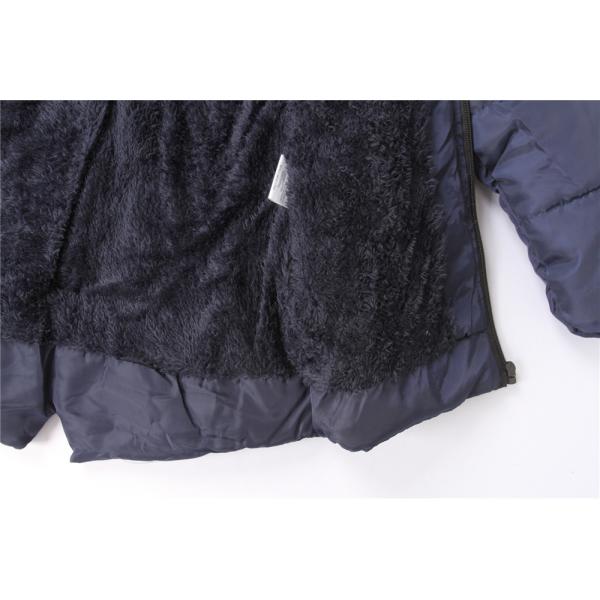 Multicolour Olive Navy Boys Longline Puffer Coat 100% Polyester Fiver