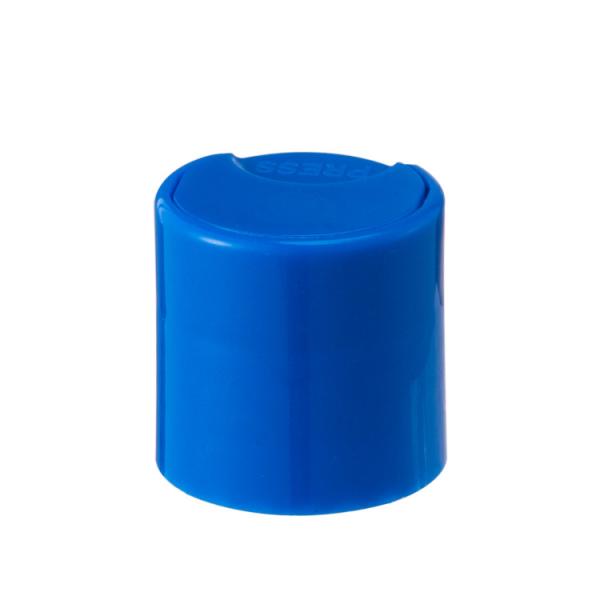 os tampões 28mm cosméticos da garrafa de 24mm parafusam a parte superior do disco da imprensa para o líquido da garrafa