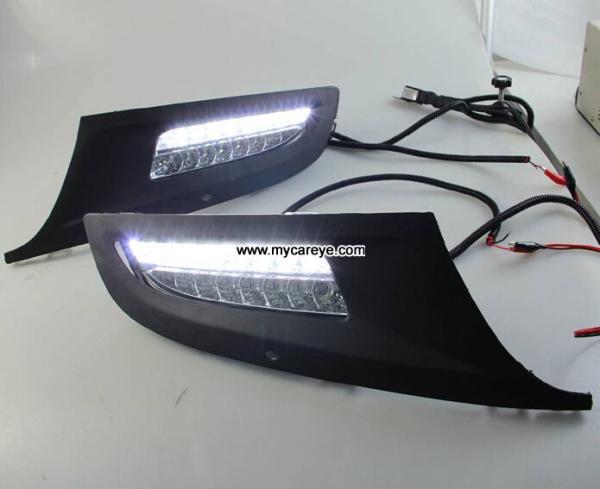 Volkswagen VW Polo DRL LED Daytime Running Lights Car turn light for sale