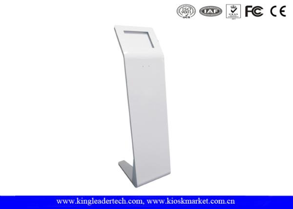 Customized Freestanding Tablet Kiosk Stand With Large Area For Logo Printing