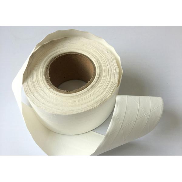 White Color Fiber Reinforced Customer Printed Gummed Kraft Paper Jumbo Rolls For Packing