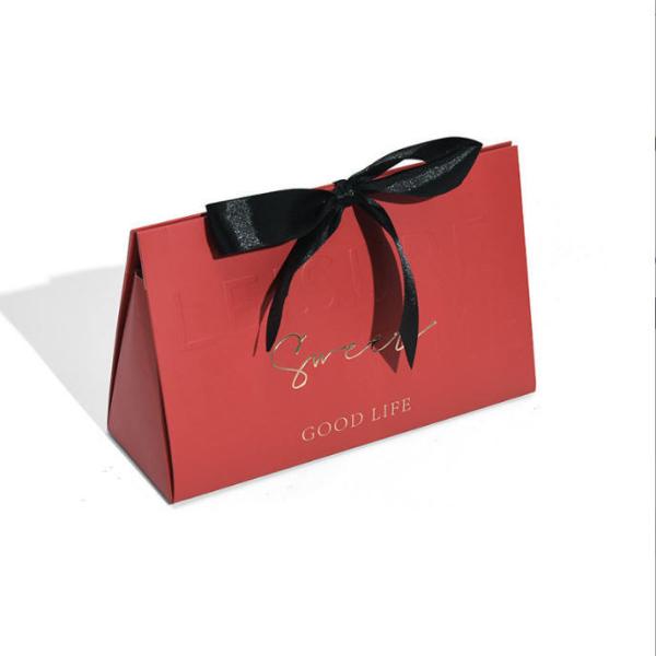Handbag Shape Packaging Boxes For Wigs Luxury glossy lamination