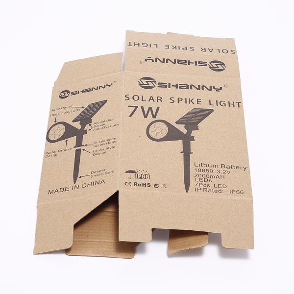 Electronic Light 200g 250g Corrugated Paper Packaging Box For Shipping