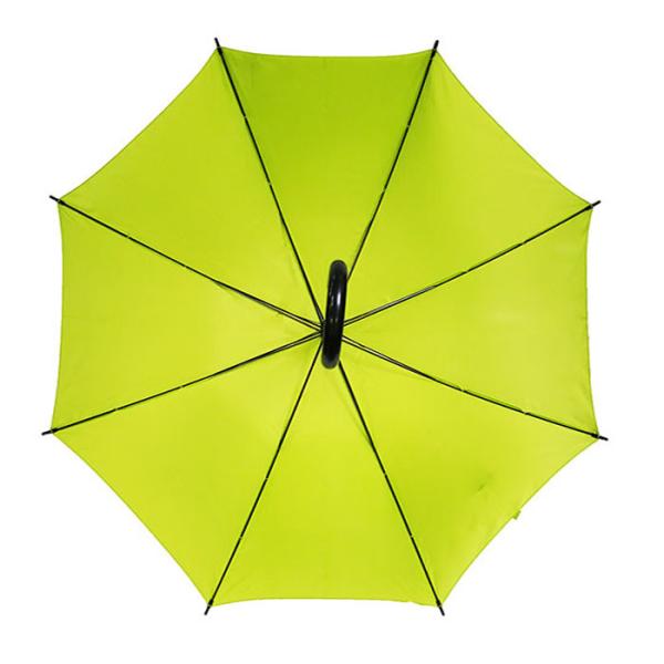 Guarda-chuva automático da vara da tela do Pongee de 35 polegadas de comprimento