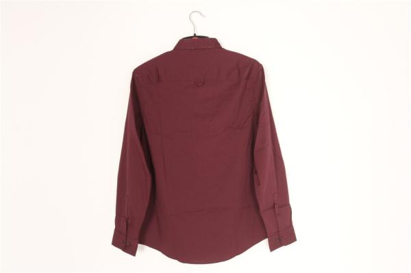 Solid Color Business Men'S Casual Stretch Shirts 59% Cotton 35% Nylon