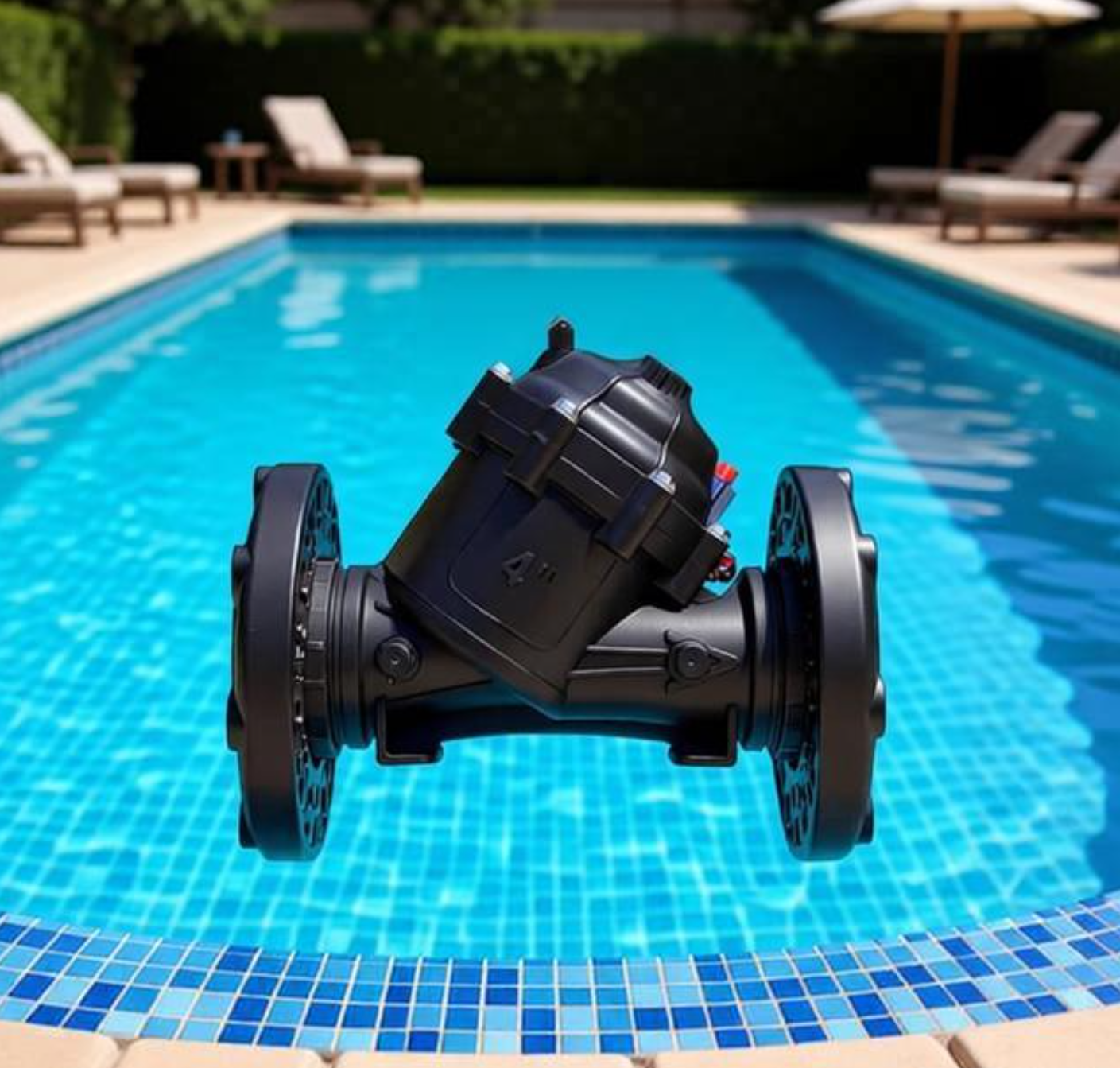 4 Inch Nylon Reinforced Solenoid Valve High Flow Water Pressure Reducing Control Valve ISO9001 Certified for Golf Course