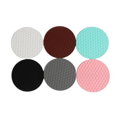 Deep Grooved Absorbent Silicone Coaster Pad Mat for Heat Resistant Pot Mug Coffee Cup