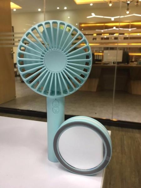 Portable USB Rechargeable Handy Fan 2000mAh 4 Vane Mini Rechargeable Fan