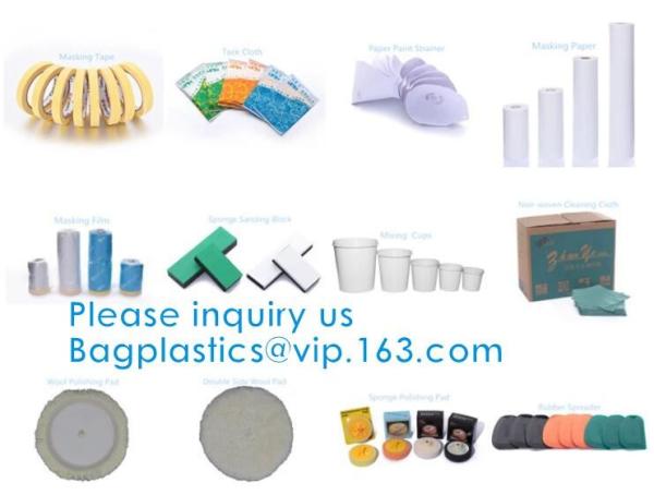 Pe Plastic Masking Film For Auto/Car/Boat Painting Plastic Masking Film For Car Painting Car Protective HDPE Film