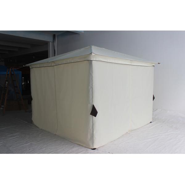 Steel Frame and Package Size 209*33*14.5cm 3.3*3.3M Folding Gazebo Tent for Garden