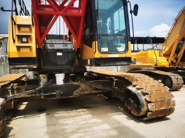 2020 Model SCC750A Used Crawler Cranes Multifunctional Capabilities High Efficiency Vibratory