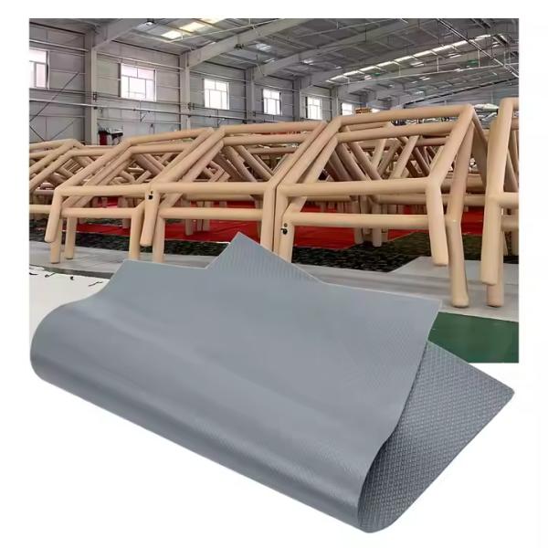 Tente en PVC personnalisée Tarpaulin extérieur en PVC cadre de tube à colonne d'air Tissu 840D 18*18 650GSM