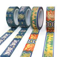 Nenhuma cor que desvanece a fita magro adesiva Tearable de Washi