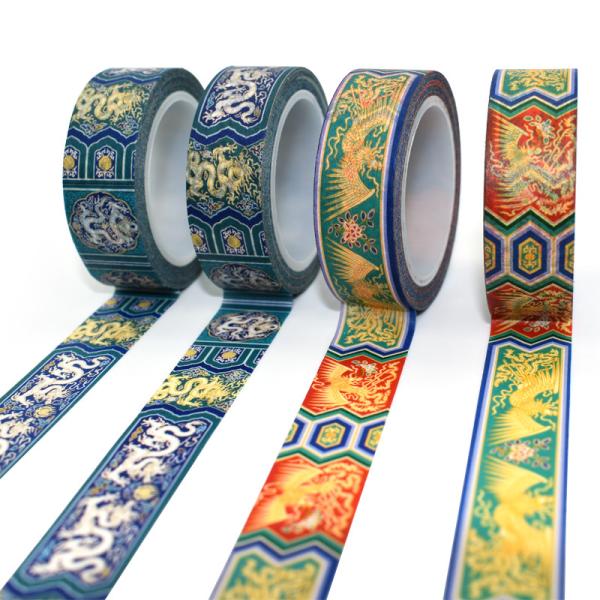 Nenhuma cor que desvanece a fita magro adesiva Tearable de Washi