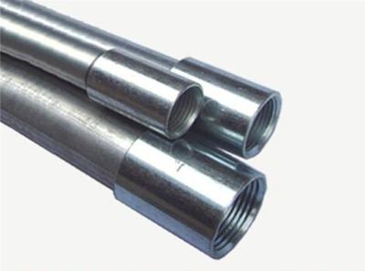 1 Inch Galvanized IMC Electrical Conduit Indoor Use Q195 Steel Material