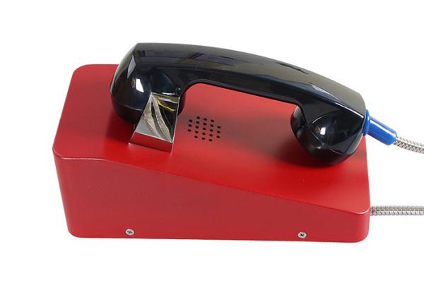 A mesa resistente do telefone do vândalo vermelho que monta o sorvo de Ip66 G/M Waterproof 2 anos de garantia