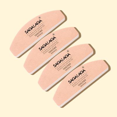 Nail Pedicure File 80/80/100/180/200/240 Manicure Tools Kits Buffers for Nails Grinding Plisher File Nail Care Tool Kit
