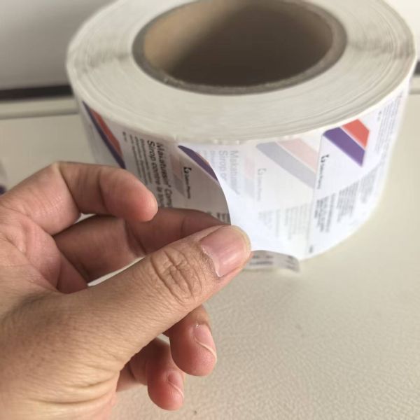 Adhesive Paper Custom Self Adhesive Package Labels Roll Printed Stickers Waterproof Food Safety Label for Food Packaging