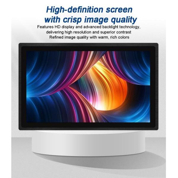 15.6 Inch Embedded Industrial Android Touchscreen Monitor 1920*1080 Capacitive Multi Touch LCD Waterproof Business Series with USB Input