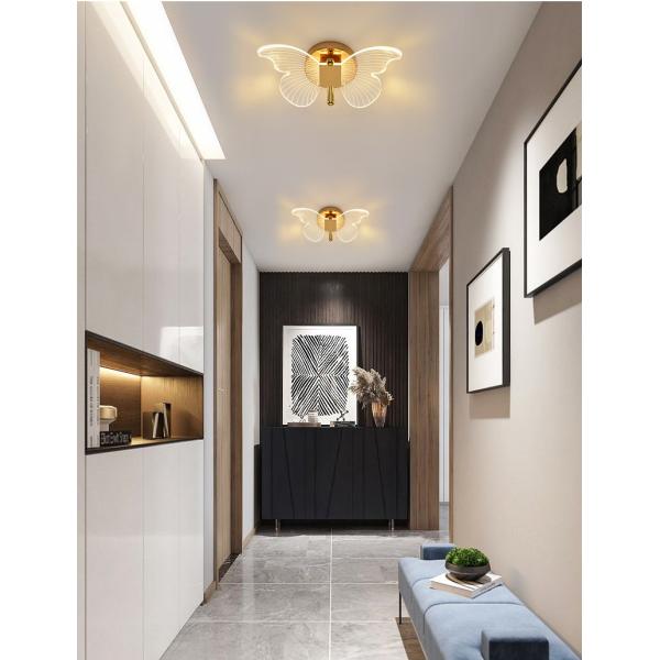 ТВ кровати и спальни гостиницы лампы стены роскошной бабочки свет цвета СИД 3 стены современного