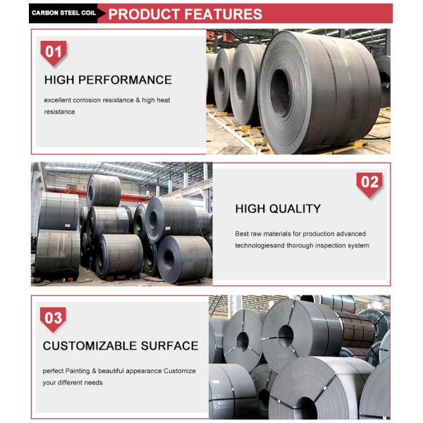 Mild Carbon Steel Coil For Building Pipe Prime Dc01 Dc02 Dc03 A36 S235j