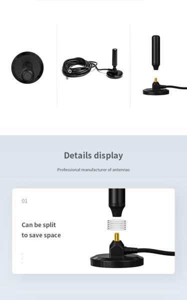 ABS V.S.W.R 1.5 1 Max Black Hd Magic Stick Digital Indoor TV Antenna at Direct Supply
