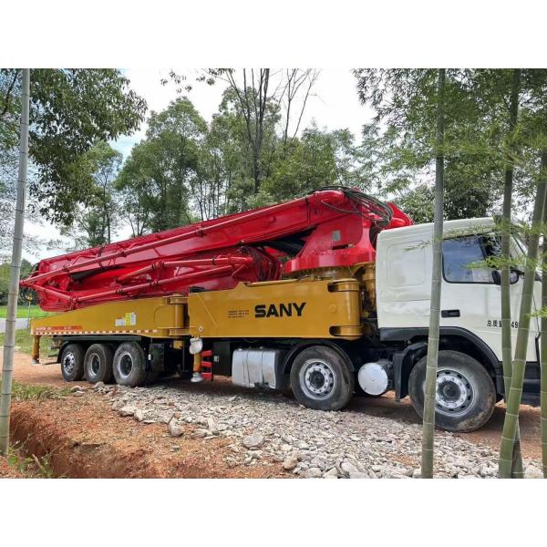 Используемая тележка 62m Shacman установила шасси ISO9001 Volvo конкретного насоса