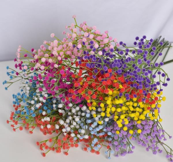 Full sky star artificial flower bouquets and dried flower home decoration accessories