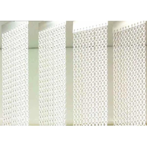 Aluminum Decorative Jack Hook Meshed Curtain Designs Pattern Appearance