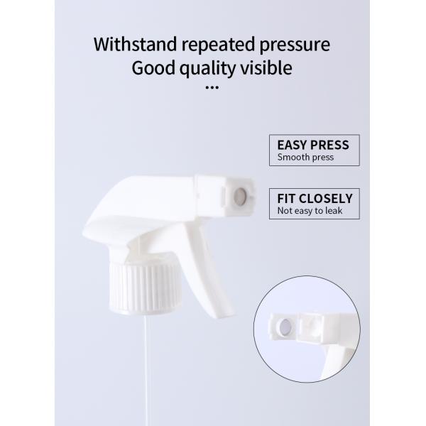 Bottles 28mm All Plastic Trigger Sprayer with Foam Nozzle Non Spill