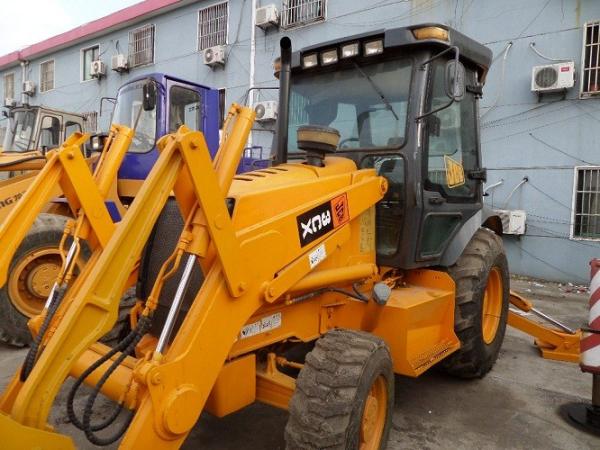 Used JCB 3CX Backhoe Loader 4 In 1 Bucket 74HP For Utility Work