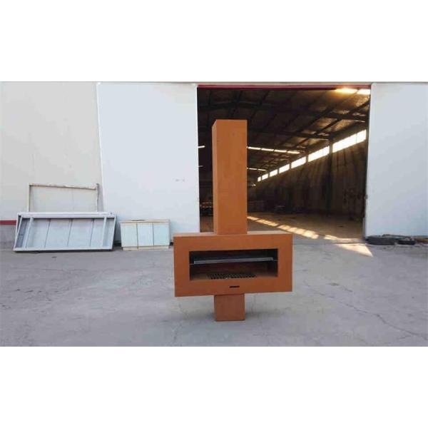 Freestanding Garden Metal Outdoor Fireplace Corten Steel Wood Burning Stove