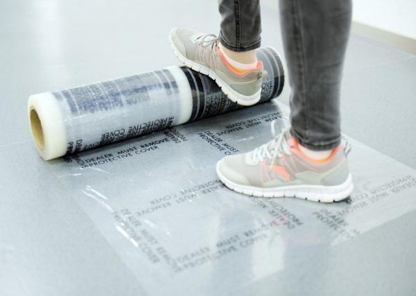 Anti Scratch Protective Film Clear Sticky Back Plastic Adhesive Film PE Surface Protective Film