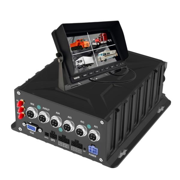 Versatile 4 Channel Mobile DVR with ADAS BSD DMS Function Advanced Driver Assistance Systems
