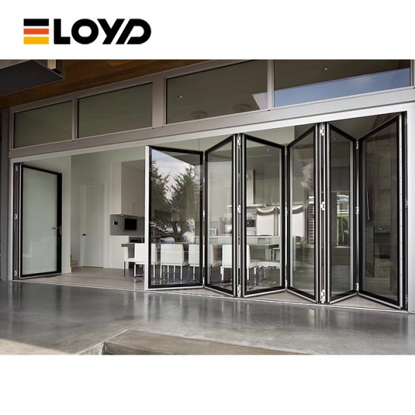 SUNGYE 外部 ハリケーン 防災 バイ 折りたたみ ドア アコーディオン 折りたたみ ガラス ドア アルミ 庭 バイ 折りたたみ ドア