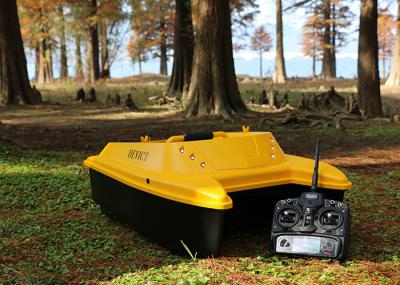 Yellow Carp Fishing Bait Boats , Catamaran bait boat DEVC-303 ABS Engineering plastic