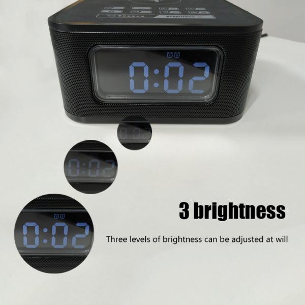 Радио FM с беспроводным зарядным устройством и зарядным устройством USB