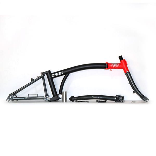 16-дюймовый складный велосипед Crius 349 V тормоз 8 скоростей 9 скоростей Хром-молибден Стальной рамы