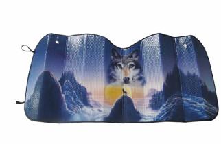 Colorful Pe Bubble Car Sun Protector Windshield , Foldable Sunshade For Car