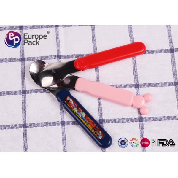 Childs Personalised Cutlery Set Pantone Color Stainless Steel HIPS
