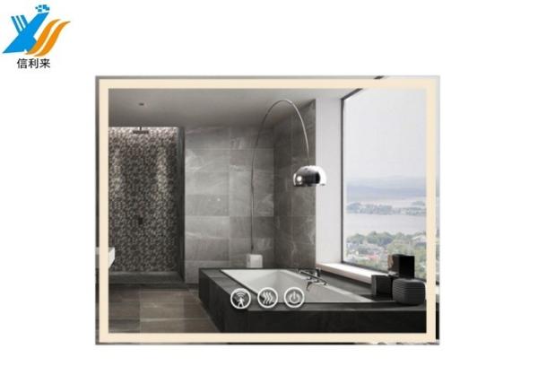5mm Ultra Clear Touch Screen Wall Mounted Vanity Mirror designed with 500 Cd/m2 Typ. IPS Display Type